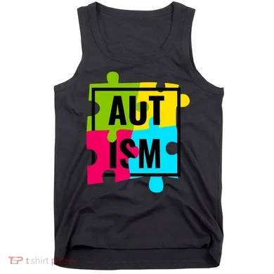 Autism Awareness Puzzle Pieces Tank Top