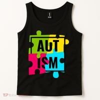 Autism Awareness Puzzle Pieces Tank Top thumb 2