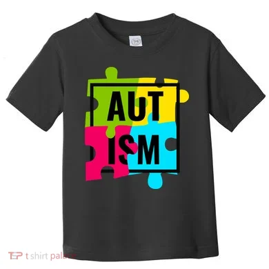Autism Awareness Puzzle Pieces Toddler T-Shirt