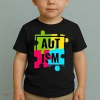 Autism Awareness Puzzle Pieces Toddler T-Shirt thumb 2