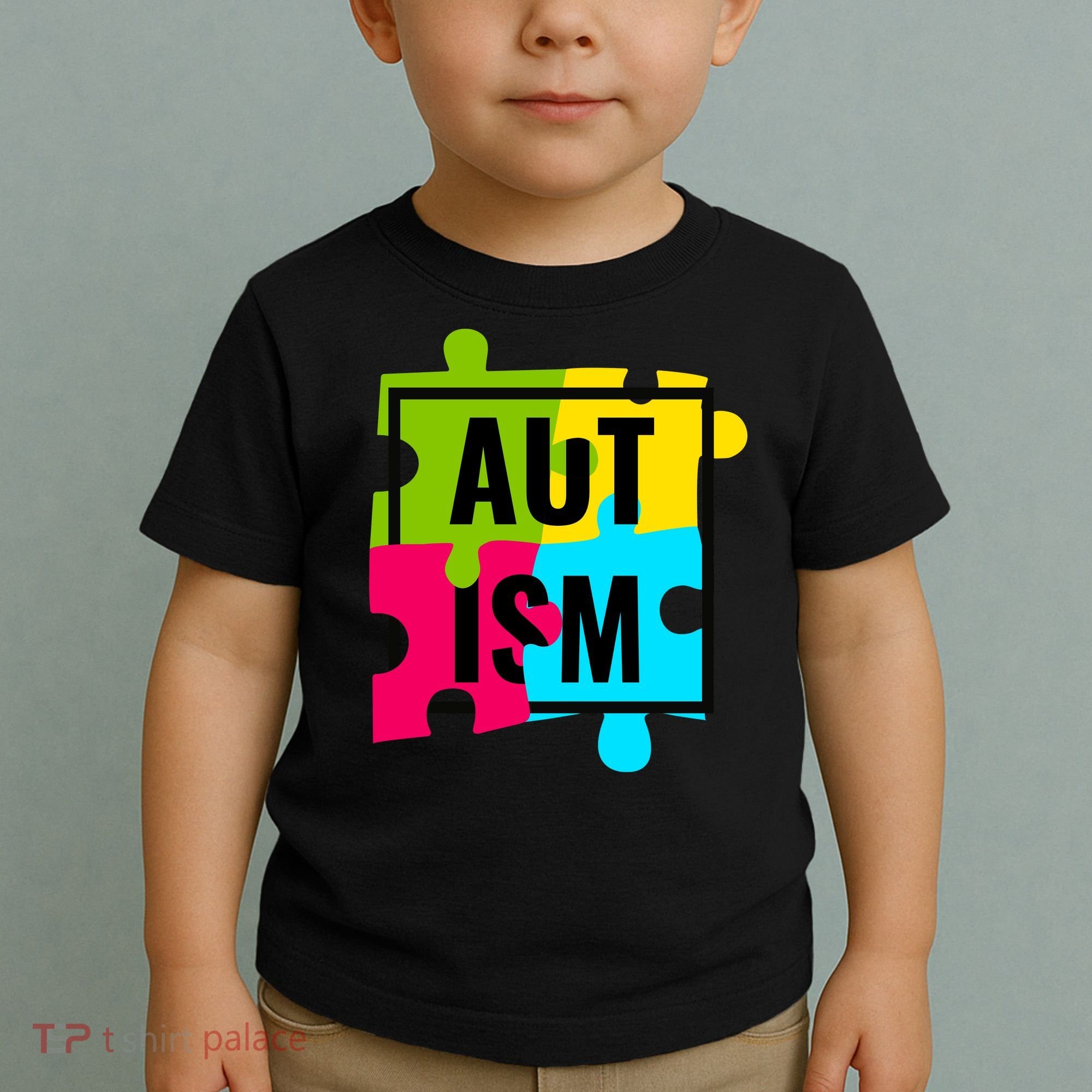 Autism Awareness Puzzle Pieces Toddler T-Shirt