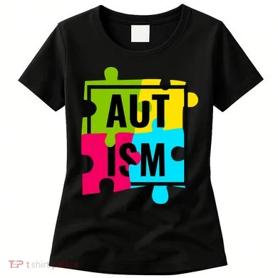 Autism Awareness Puzzle Pieces Women's T-Shirt