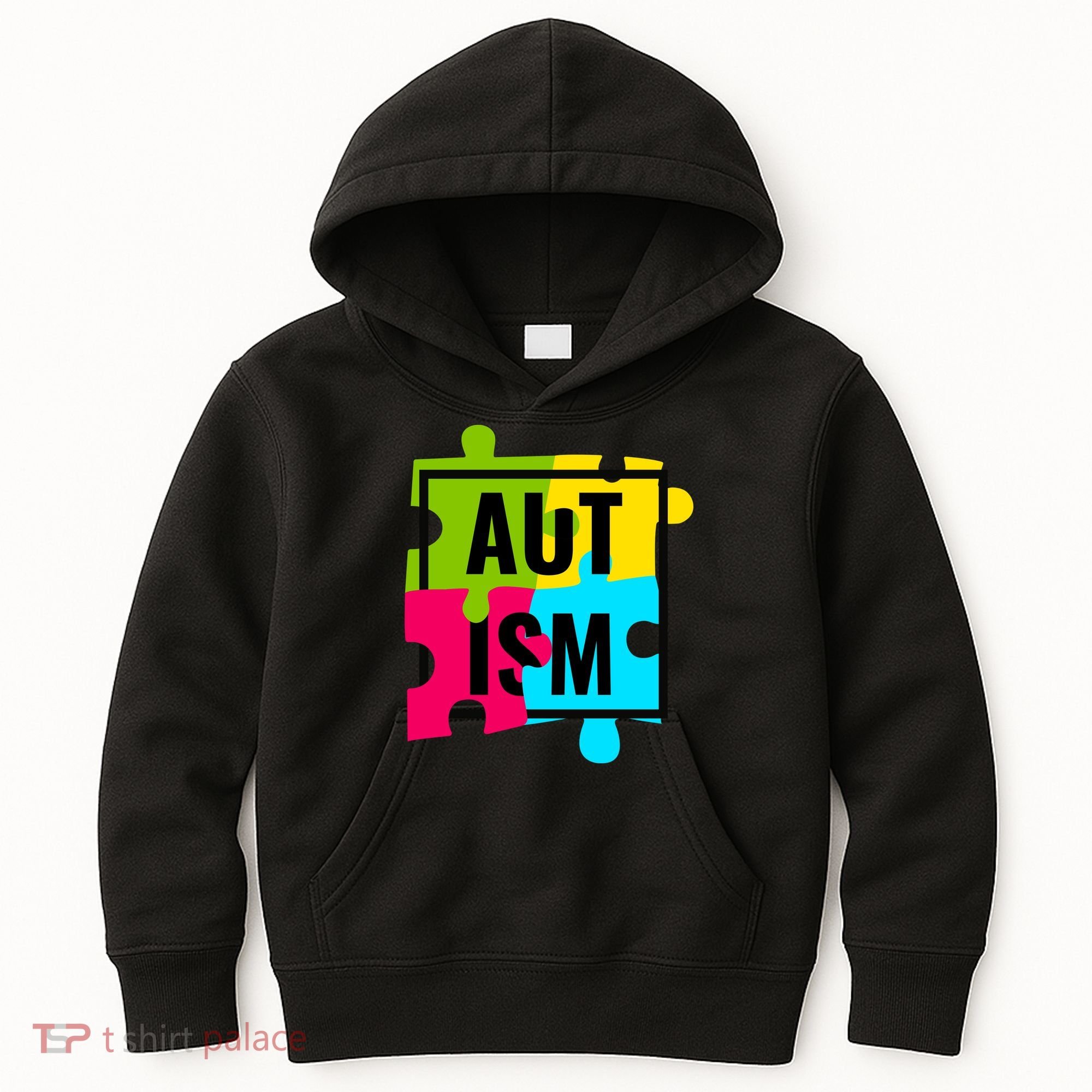 Autism Awareness Puzzle Pieces Kids Hoodie