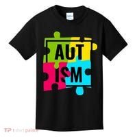 Autism Awareness Puzzle Pieces Kids T-Shirt thumb 0