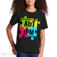 Autism Awareness Puzzle Pieces Kids T-Shirt thumb 2