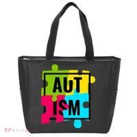 Autism Awareness Puzzle Pieces Tote Bag thumb 0