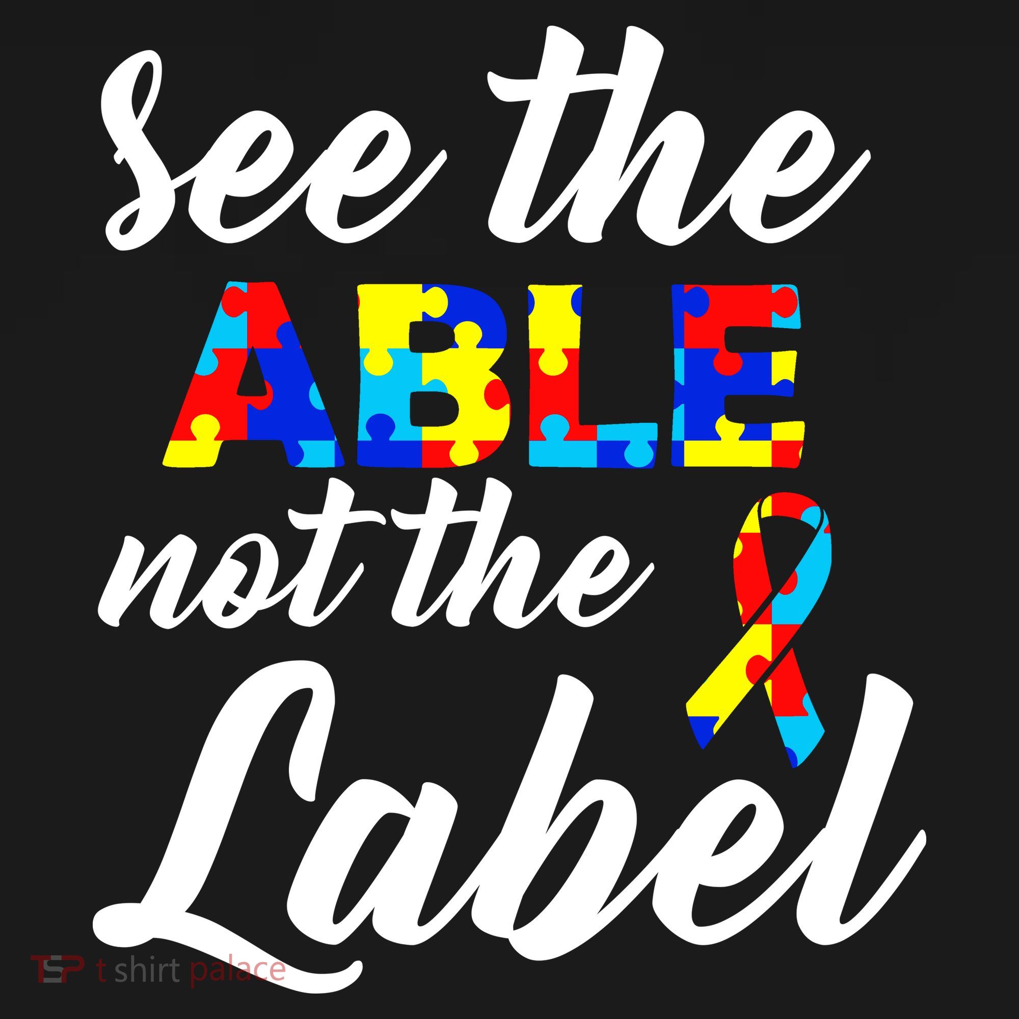 Autism Awareness Puzzle See The Able Not The Label Bucket Hat