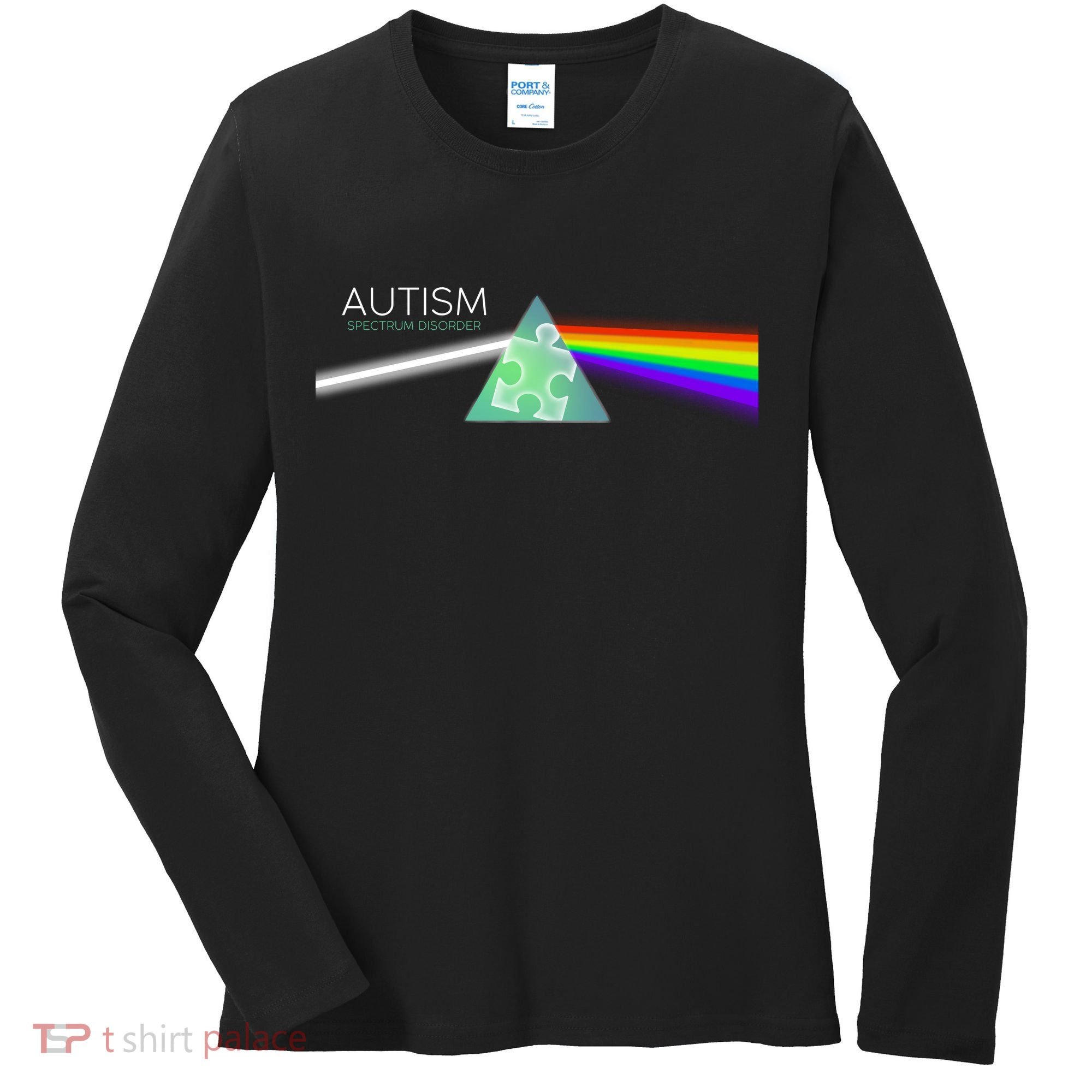 Autism Awareness Puzzle Spectrum Disorder Women's Long Sleeve Shirt