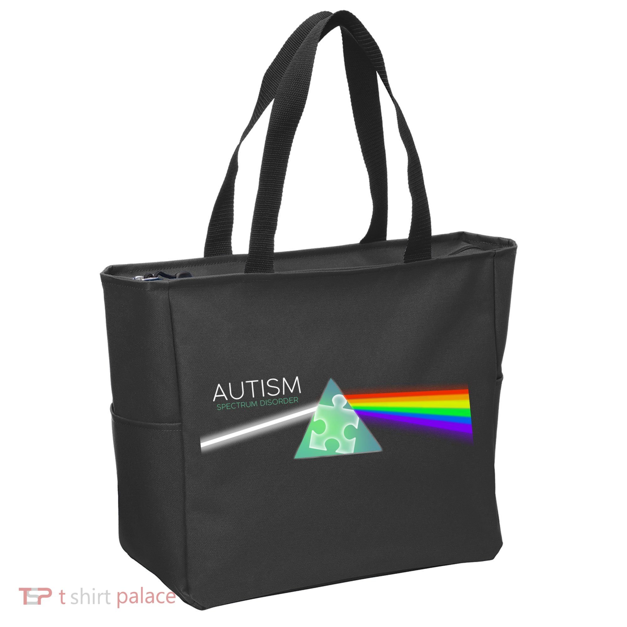 Autism Awareness Puzzle Spectrum Disorder Tote Bag