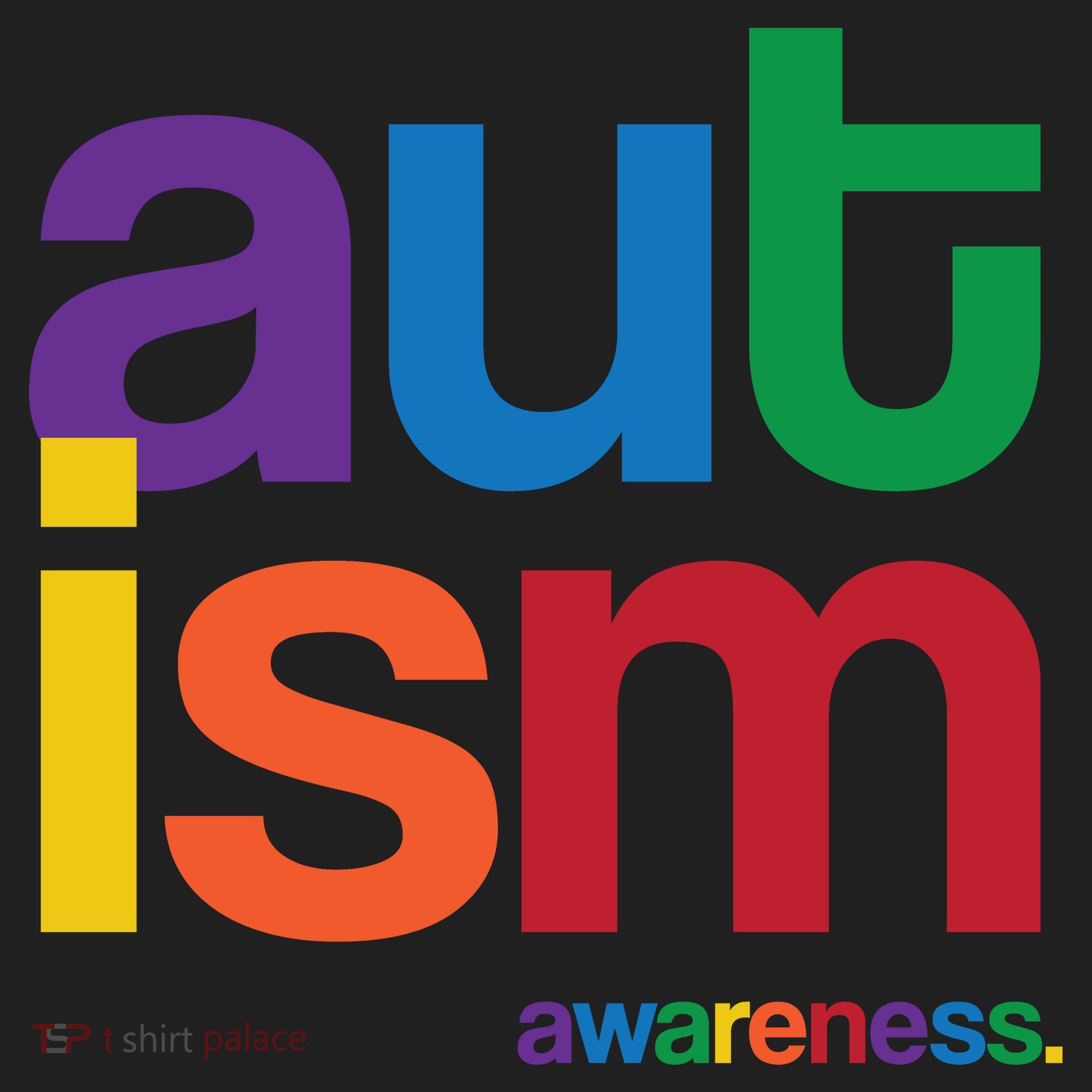 Autism Awareness Rainbow Letters Women's Sweatshirt