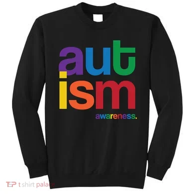 Autism Awareness Rainbow Letters Sweatshirt
