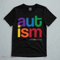 Autism Awareness Rainbow Letters T-Shirt thumb 5