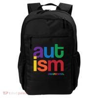 Autism Awareness Rainbow Letters Backpack thumb 0