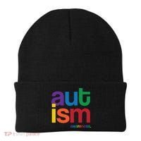 Autism Awareness Rainbow Letters Beanie thumb 0