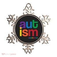 Autism Awareness Rainbow Letters Ornament thumb 0