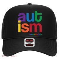 Autism Awareness Rainbow Letters Hat thumb 0
