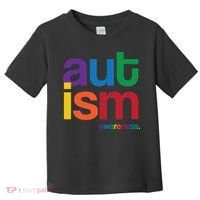 Autism Awareness Rainbow Letters Toddler T-Shirt thumb 0