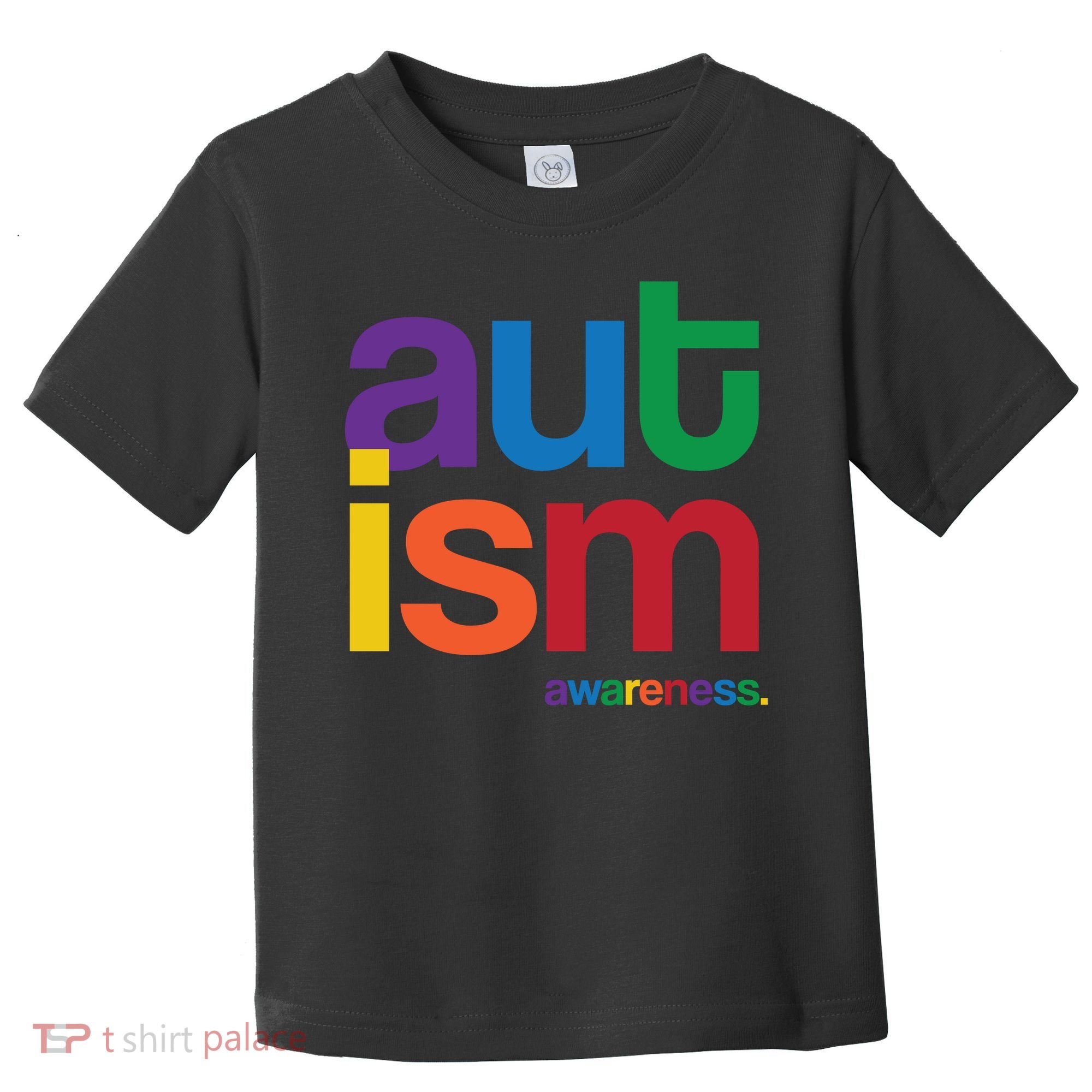 Autism Awareness Rainbow Letters Toddler T-Shirt
