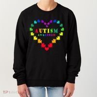 Autism Awareness Rainbow Puzzles Of Love Women's Sweatshirt thumb 0