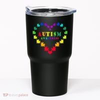 Autism Awareness Rainbow Puzzles Of Love Tumbler thumb 0