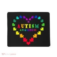 Autism Awareness Rainbow Puzzles Of Love Mousepad thumb 0