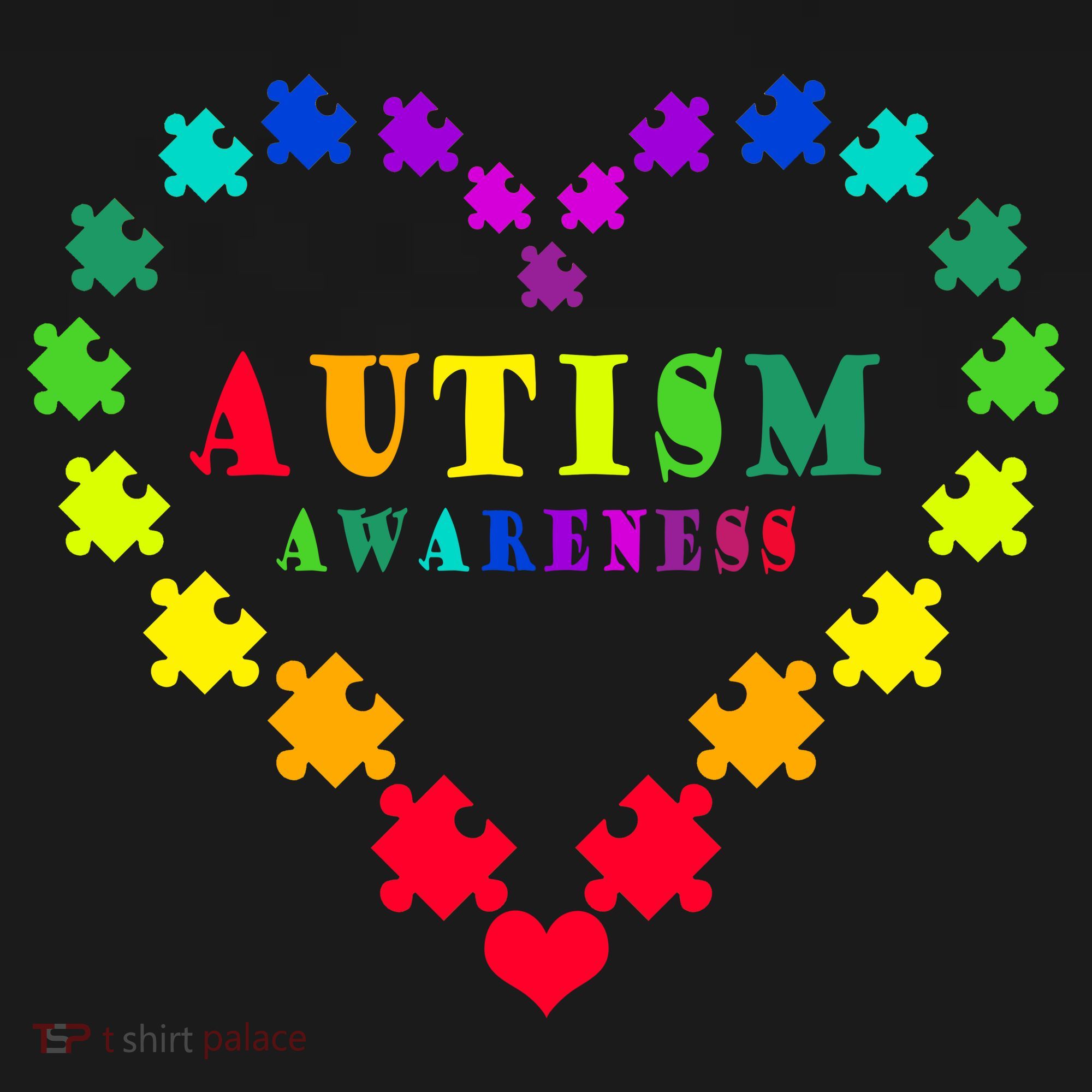 Autism Awareness Rainbow Puzzles Of Love Mousepad