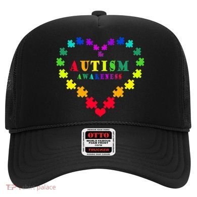 Autism Awareness Rainbow Puzzles Of Love Hat