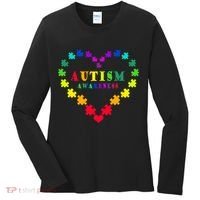 Autism Awareness Rainbow Puzzles Of Love Women's Long Sleeve Shirt thumb 0