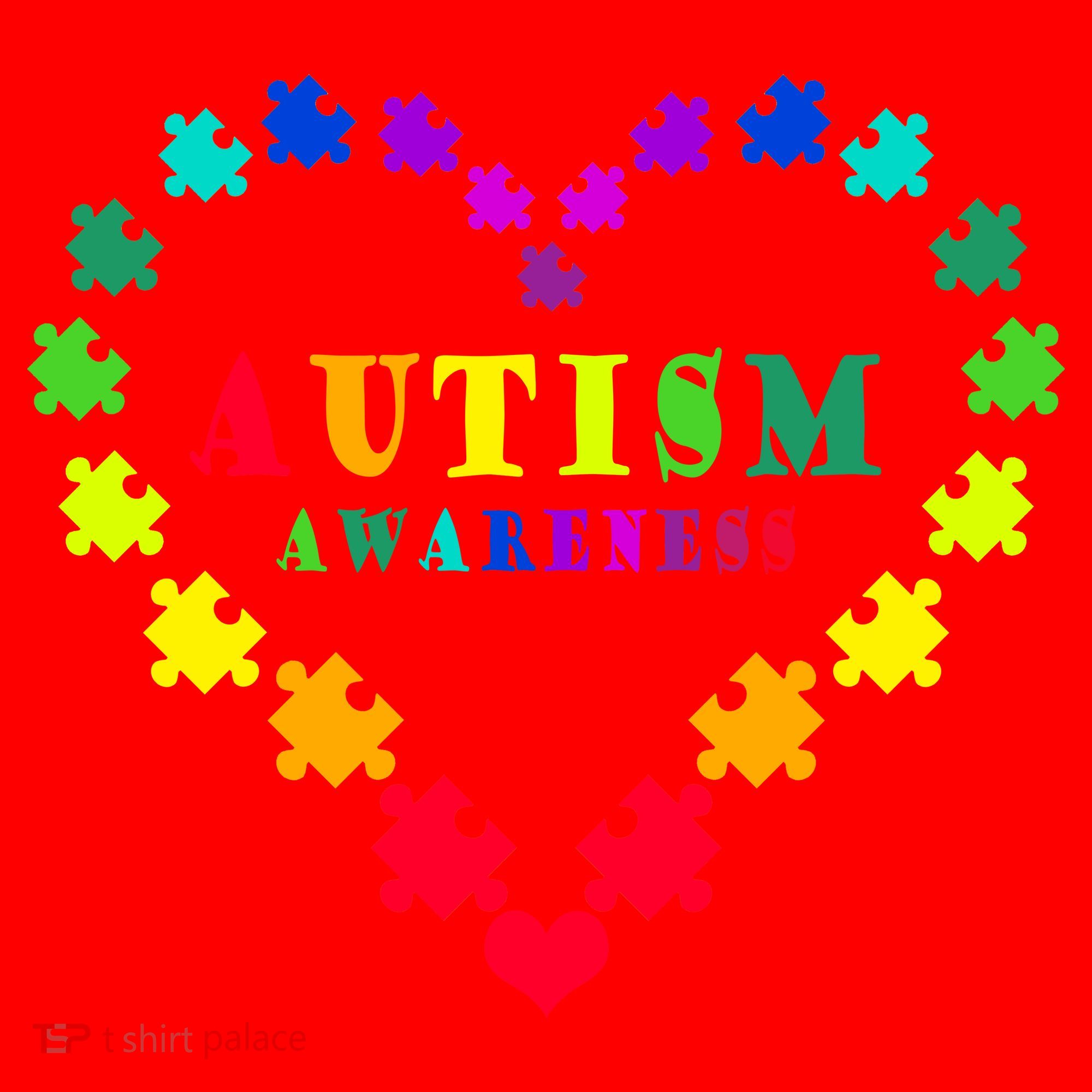 Autism Awareness Rainbow Puzzles Of Love Santa Hat