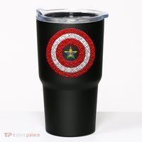 Autism Awareness Star Hero Shield Tumbler thumb 0