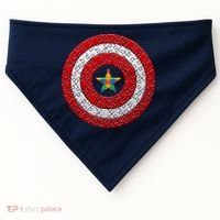 Autism Awareness Star Hero Shield USA-Made Doggie Bandana thumb 0