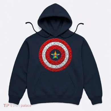 Autism Awareness Star Hero Shield Hoodie