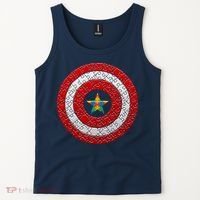 Autism Awareness Star Hero Shield Tank Top thumb 2