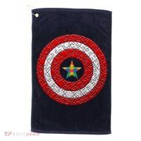 Autism Awareness Star Hero Shield Golf Towel thumb 0