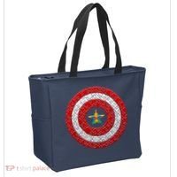 Autism Awareness Star Hero Shield Tote Bag thumb 2