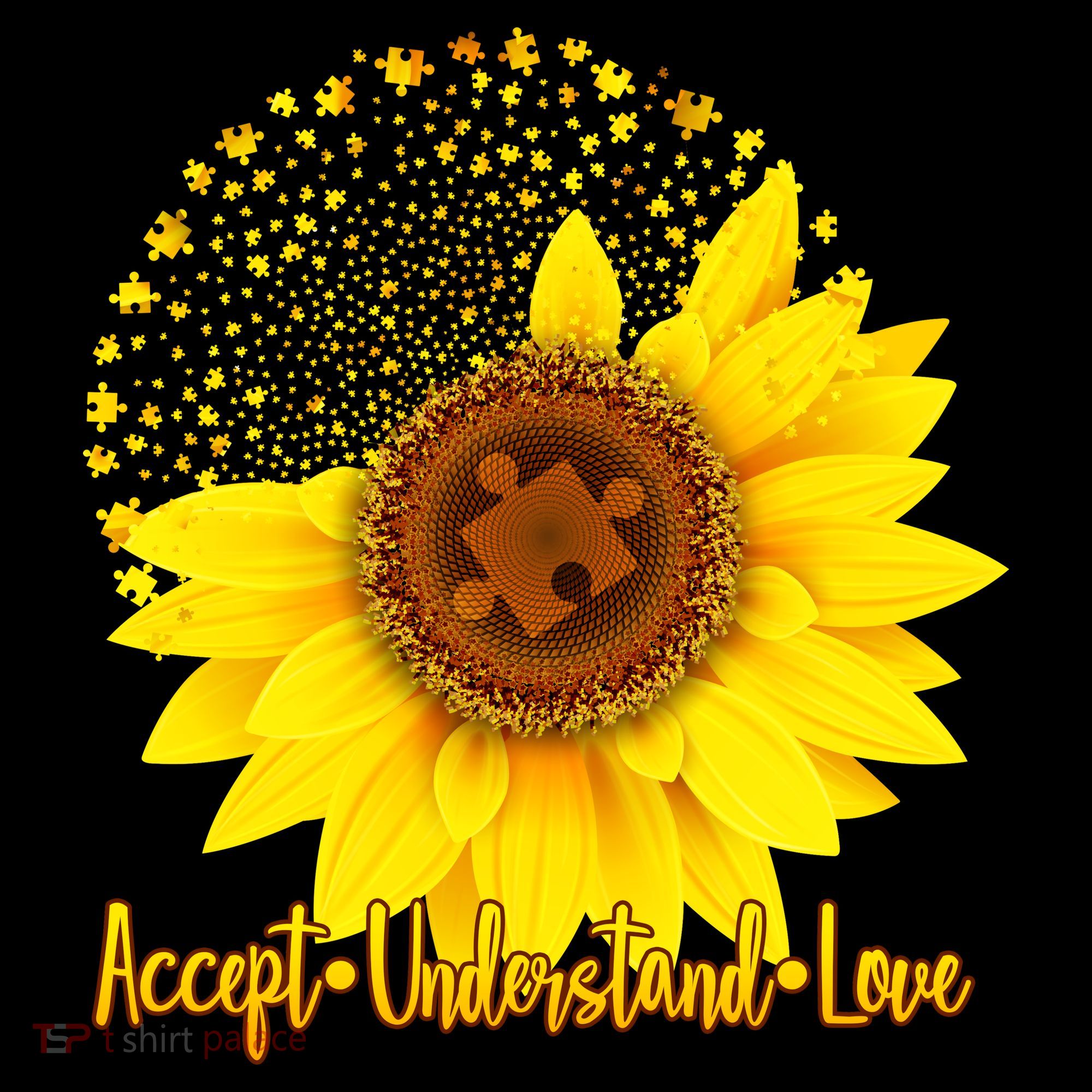 Autism Awareness Sunflower Puzzle Backpack