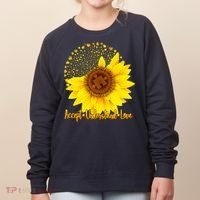 Autism Awareness Sunflower Puzzle Women's Sweatshirt thumb 0