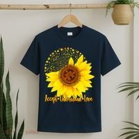 Autism Awareness Sunflower Puzzle T-Shirt thumb 2
