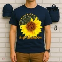 Autism Awareness Sunflower Puzzle T-Shirt thumb 6