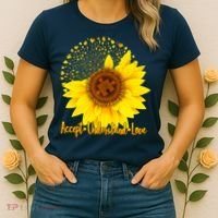 Autism Awareness Sunflower Puzzle Women's T-Shirt thumb 2