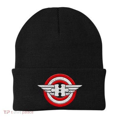 Autism Awareness Superhero Shield Crest Beanie