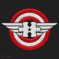 Autism Awareness Superhero Shield Crest Golf Towel thumb 3