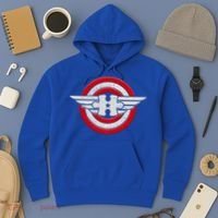 Autism Awareness Superhero Shield Crest Hoodie thumb 3