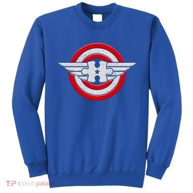 Autism Awareness Superhero Shield Crest Sweatshirt