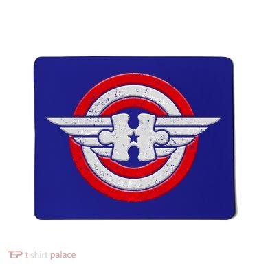 Autism Awareness Superhero Shield Crest Mousepad