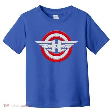 Autism Awareness Superhero Shield Crest Toddler T-Shirt