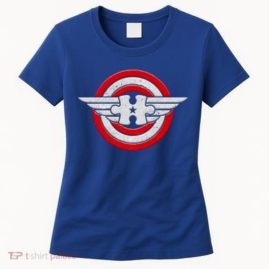 Autism Awareness Superhero Shield Crest Women's T-Shirt