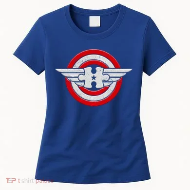 Autism Awareness Superhero Shield Crest Women's T-Shirt