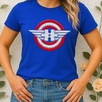 Autism Awareness Superhero Shield Crest Women's T-Shirt thumb 2