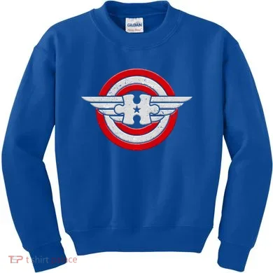 Autism Awareness Superhero Shield Crest Kids Sweatshirt